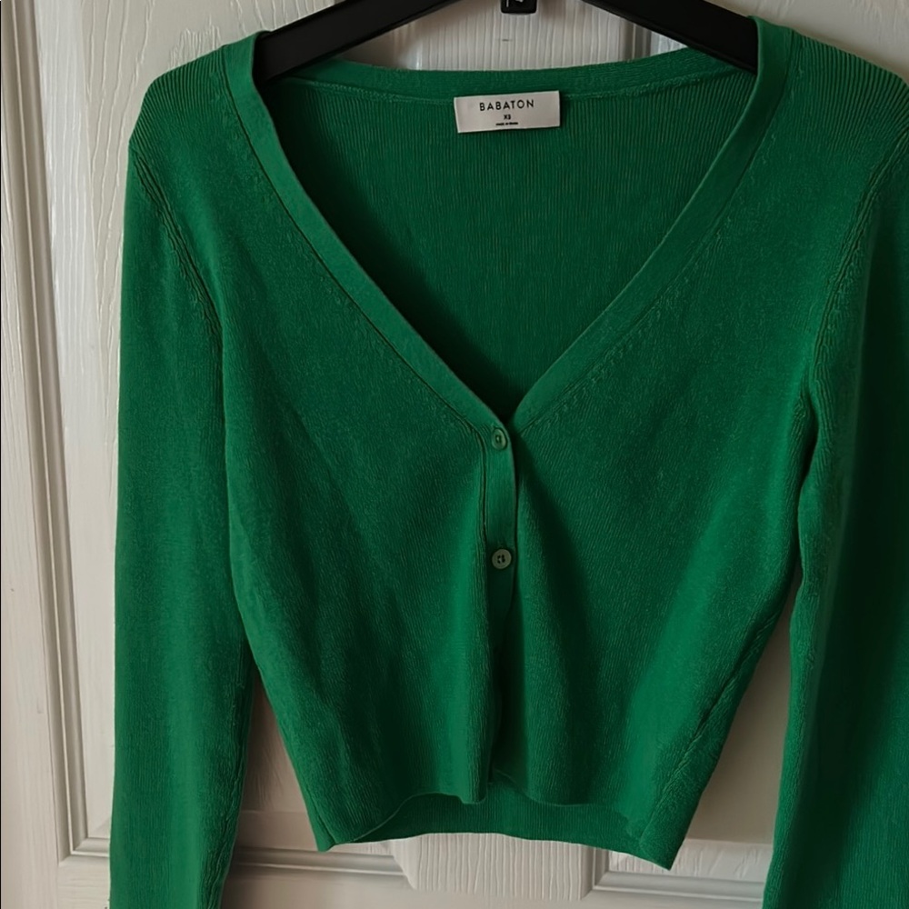 Babaton Green Cardigan